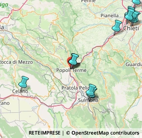 Mappa Via Aurelio Saffi, 65026 Popoli PE, Italia (22.135)