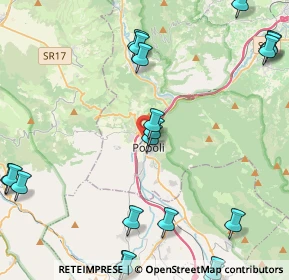 Mappa Via Aurelio Saffi, 65026 Popoli PE, Italia (6.276)