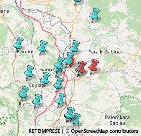 Mappa Via Ferrovia, 02034 Montopoli di Sabina RI, Italia (8.51)