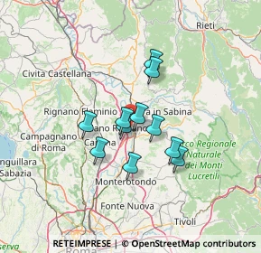 Mappa Via Ferrovia, 02034 Montopoli di Sabina RI, Italia (9.95)