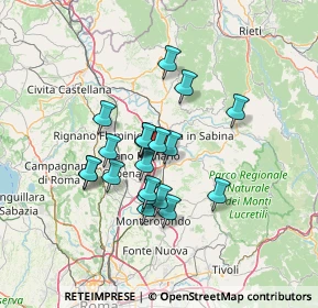 Mappa Via Ferrovia, 02034 Montopoli di Sabina RI, Italia (11.146)