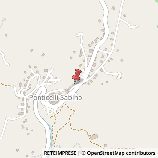 Mappa Via Santa Maria del Colle,  24, 55100 Scandriglia, Rieti (Lazio)