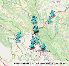 Mappa Via Giuseppe Garibaldi, 65026 Popoli PE, Italia (5.829)