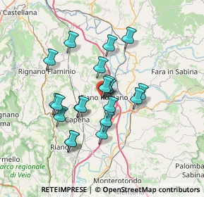 Mappa Via Treves, 00065 Fiano Romano RM, Italia (6.098)