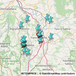Mappa Via Treves, 00065 Fiano Romano RM, Italia (6.6015)