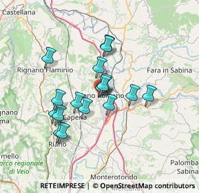 Mappa Via Aldo Moro, 00065 Fiano Romano RM, Italia (5.83176)