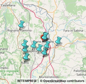 Mappa Via Aldo Moro, 00065 Fiano Romano RM, Italia (5.60929)