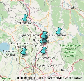 Mappa Via Aldo Moro, 00065 Fiano Romano RM, Italia (8.69364)