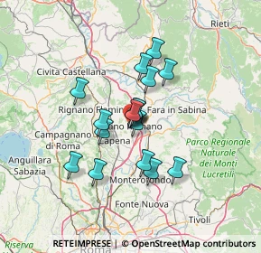 Mappa Via Aldo Moro, 00065 Fiano Romano RM, Italia (10.08706)