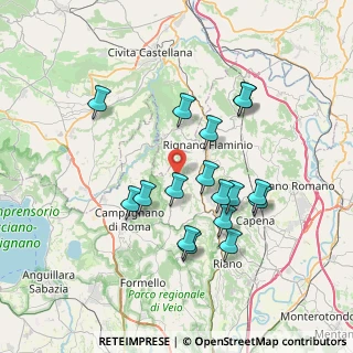 Mappa Localita` Monte l` Oliva, 00068 Rignano Flaminio RM, Italia (7.12765)
