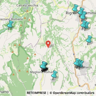 Mappa Localita` Monte l` Oliva, 00068 Rignano Flaminio RM, Italia (3.155)