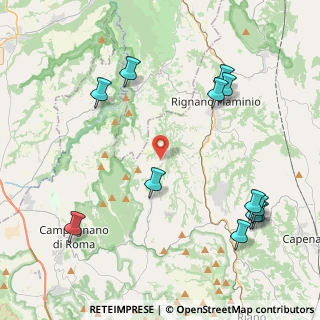Mappa Localita` Monte l` Oliva, 00068 Rignano Flaminio RM, Italia (5.36)