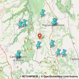 Mappa Localita` Monte l` Oliva, 00068 Rignano Flaminio RM, Italia (5.03)