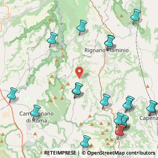Mappa Localita` Monte l` Oliva, 00068 Rignano Flaminio RM, Italia (6.535)