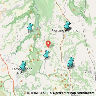 Mappa Localita` Monte l` Oliva, 00068 Rignano Flaminio RM, Italia (5.03545)