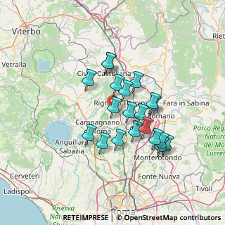 Mappa Localita` Monte l` Oliva, 00068 Rignano Flaminio RM, Italia (12.0485)