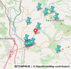 Mappa Localita' Colle della Felce, 02032 Fara in Sabina RI, Italia (4.02583)
