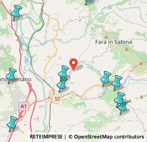 Mappa Localita' Colle della Felce, 02032 Fara in Sabina RI, Italia (6.50583)