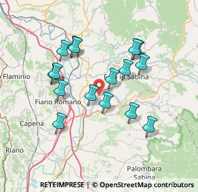 Mappa Localita' Colle della Felce, 02032 Fara in Sabina RI, Italia (6.84375)