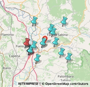 Mappa Localita' Colle della Felce, 02032 Fara in Sabina RI, Italia (6.25125)