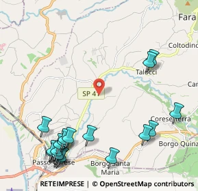 Mappa Localita' Colle della Felce, 02032 Fara in Sabina RI, Italia (3.0145)