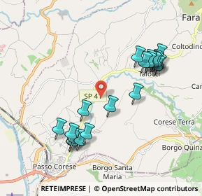 Mappa Localita' Colle della Felce, 02032 Fara in Sabina RI, Italia (2.1125)