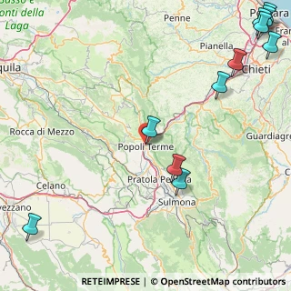 Mappa Via Guglielmo Marconi, 65026 Popoli PE, Italia (27.911818181818)