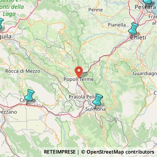 Mappa Via Guglielmo Marconi, 65026 Popoli PE, Italia (54.991764705882)