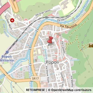 Mappa Corso Antonio Gramsci, 7/9, 65026 Popoli, Pescara (Abruzzo)