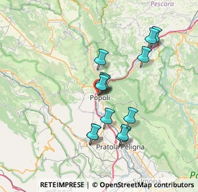 Mappa Via Marconi, 65026 Popoli PE, Italia (6.41308)