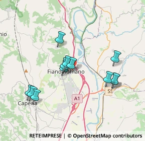 Mappa Via Enrico Fermi, 00065 Fiano Romano RM, Italia (3.65667)