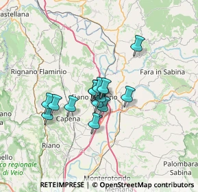 Mappa Via Enrico Fermi, 00065 Fiano Romano RM, Italia (4.80429)