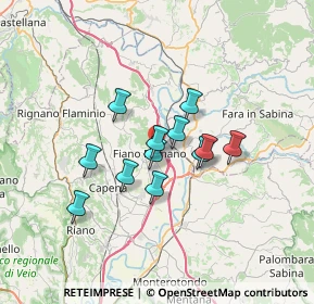 Mappa Via Enrico Fermi, 00065 Fiano Romano RM, Italia (5.21083)