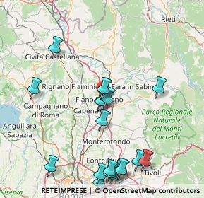 Mappa Via Enrico Fermi, 00065 Fiano Romano RM, Italia (19.02579)