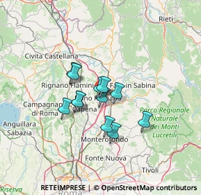 Mappa Via Enrico Fermi, 00065 Fiano Romano RM, Italia (9.39417)