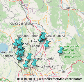 Mappa Via Enrico Fermi, 00065 Fiano Romano RM, Italia (16.78053)