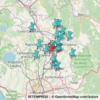 Mappa Via delle Cascate, 00065 Fiano Romano RM, Italia (9.99)