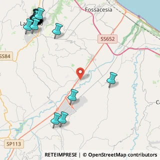 Mappa Localita' Cerratina, 66034 Lanciano CH, Italia (7.2405)