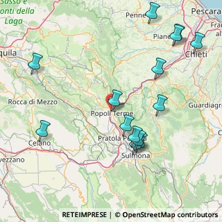 Mappa Via Decondre, 65026 Popoli PE, Italia (19.963571428571)