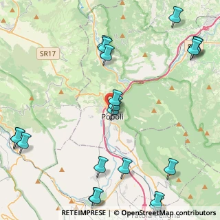 Mappa Via Decondre, 65026 Popoli PE, Italia (6.293)