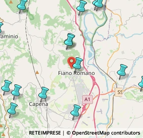 Mappa Via Val Casale, 00065 Fiano Romano RM, Italia (6.44)