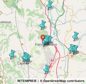 Mappa Via Val Casale, 00065 Fiano Romano RM, Italia (4.32333)