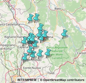 Mappa Via Colle della Noce, 02032 Fara in Sabina RI, Italia (11.77474)