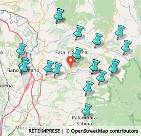 Mappa Via Colle della Noce, 02032 Fara in Sabina RI, Italia (8.8165)