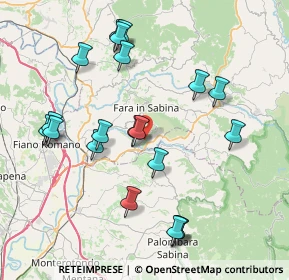 Mappa Via Colle della Noce, 02032 Fara in Sabina RI, Italia (8.7795)