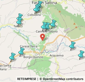 Mappa Via Colle della Noce, 02032 Fara in Sabina RI, Italia (2.79143)