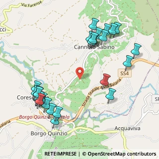 Mappa Via Colle della Noce, 02032 Fara in Sabina RI, Italia (1.28077)