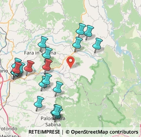 Mappa Via dei Garofi, 02038 Scandriglia RI, Italia (9.818)