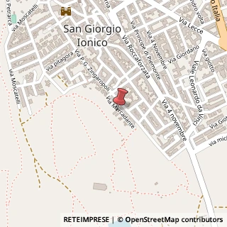 Mappa Via S. Mercadante, 74027 San Giorgio Ionico TA, Italia, 74027 Carosino, Taranto (Puglia)