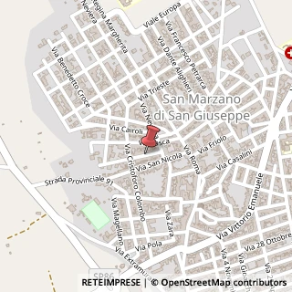 Mappa Via Napoleone Bonaparte, 25, 74020 San Marzano di San Giuseppe, Taranto (Puglia)